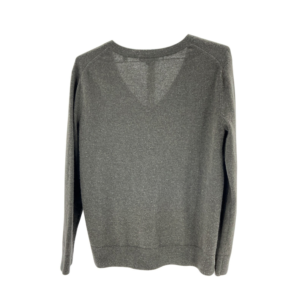 Vince Weekend Grey Cashmere V-Neck Sweater Size S / P