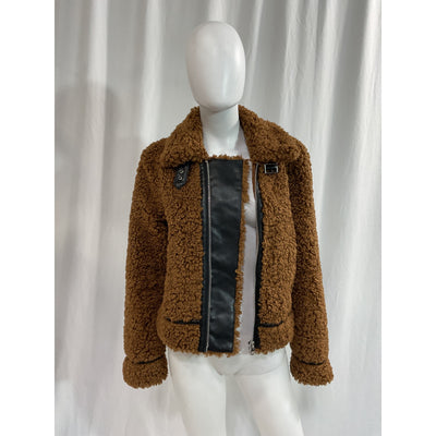 Stand Studio 'Audrey' Brown Jacket Size 36
