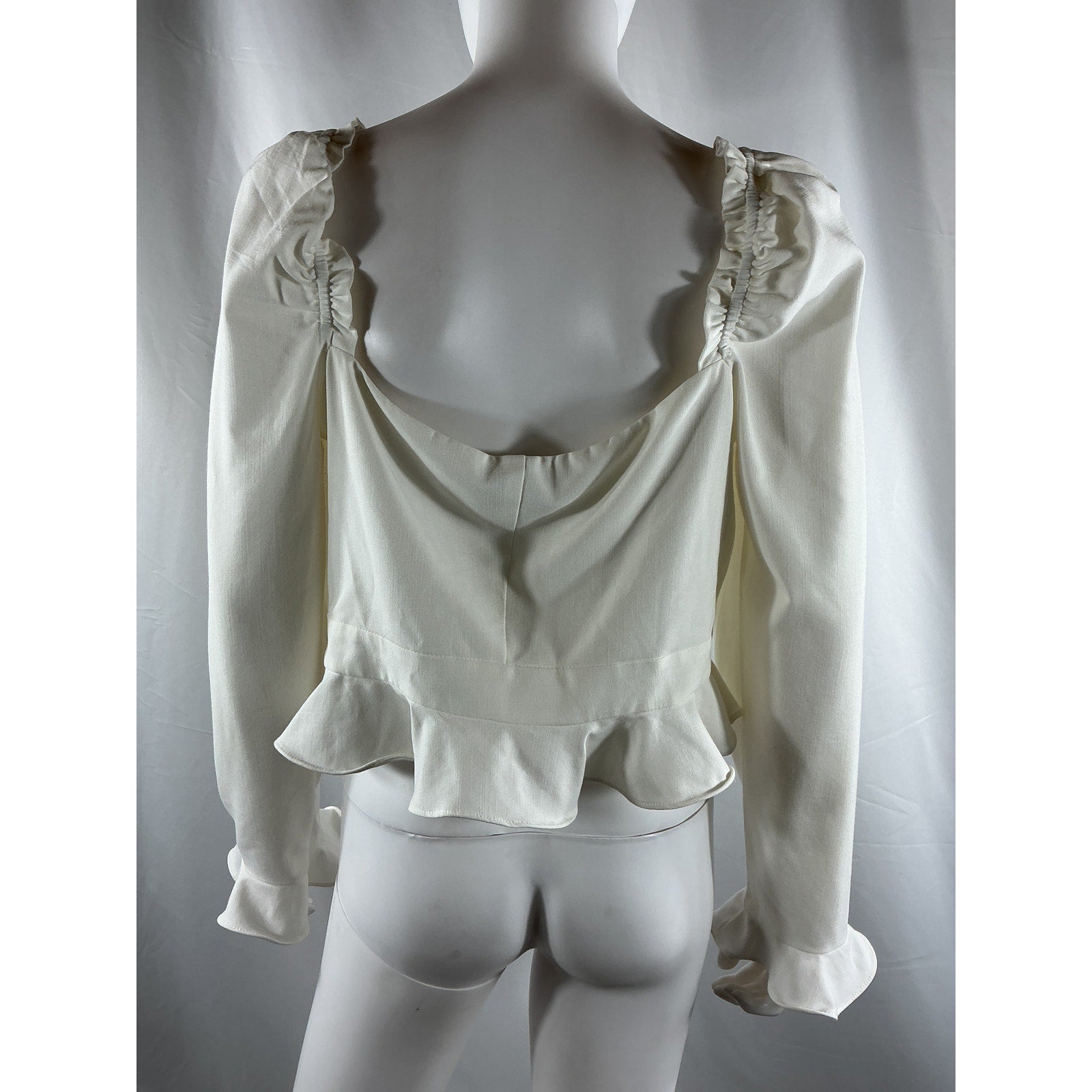 Majorelle 'Corie' White Rayon Top Size XL