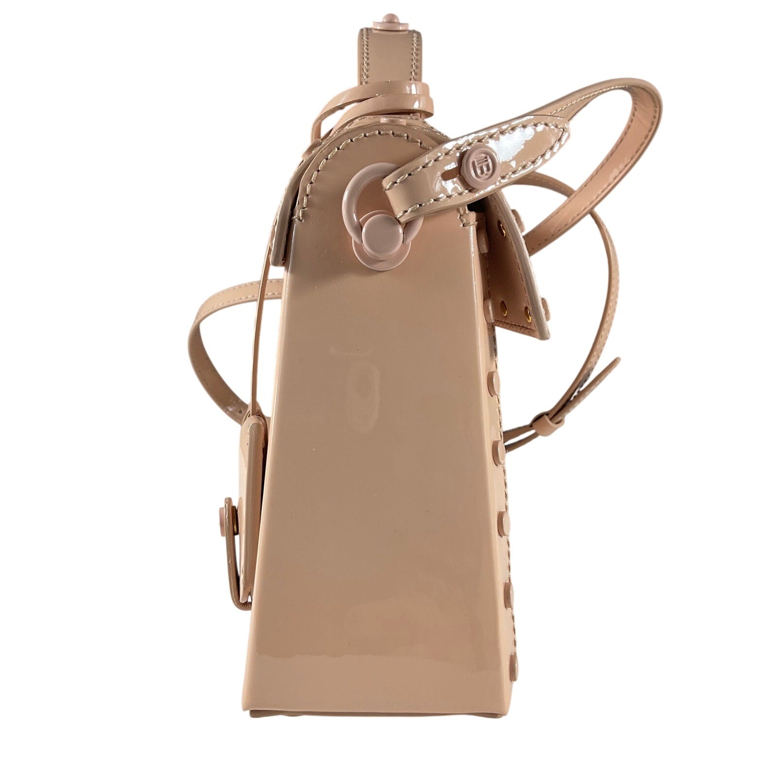 Balmain B-Buzz 'Dynasty' Pink Leather Handbag