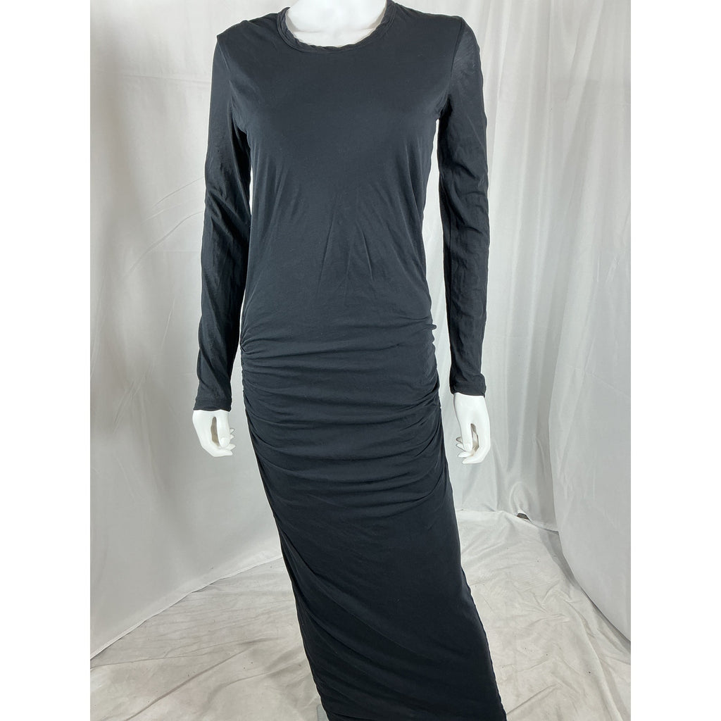 James Perse Cotton-Jersey Black Cotton Maxi Dress Size 2