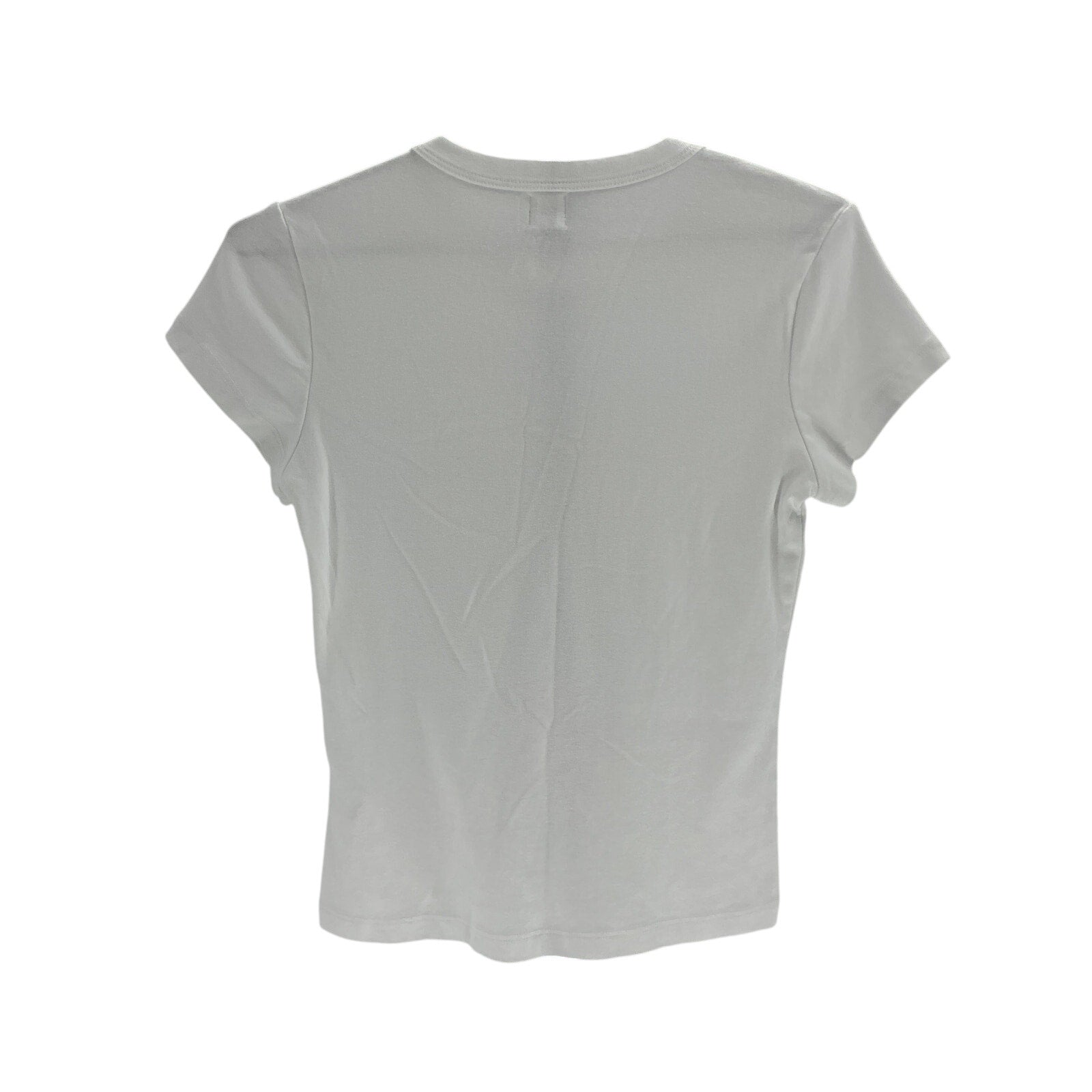 Leset 'Nando' White Cotton Slim Fit Tee Size M