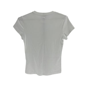 Leset 'Nando' White Cotton Slim Fit Tee Size M