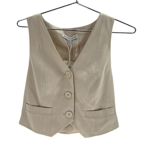 Shona Joy Tailored Beige Sara Vest Size 8