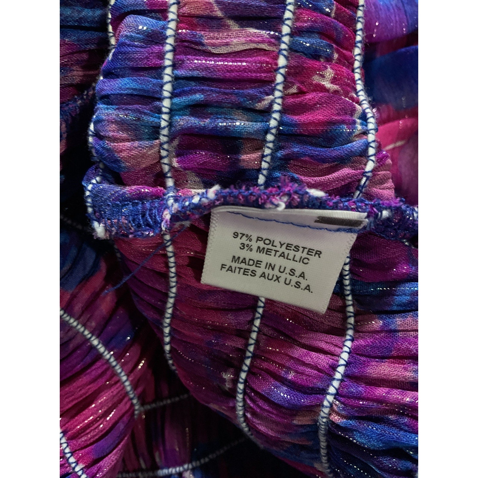 Misa Los Angeles 'Noura' Purple Voile Off Shoulder Mini Dress Size XS