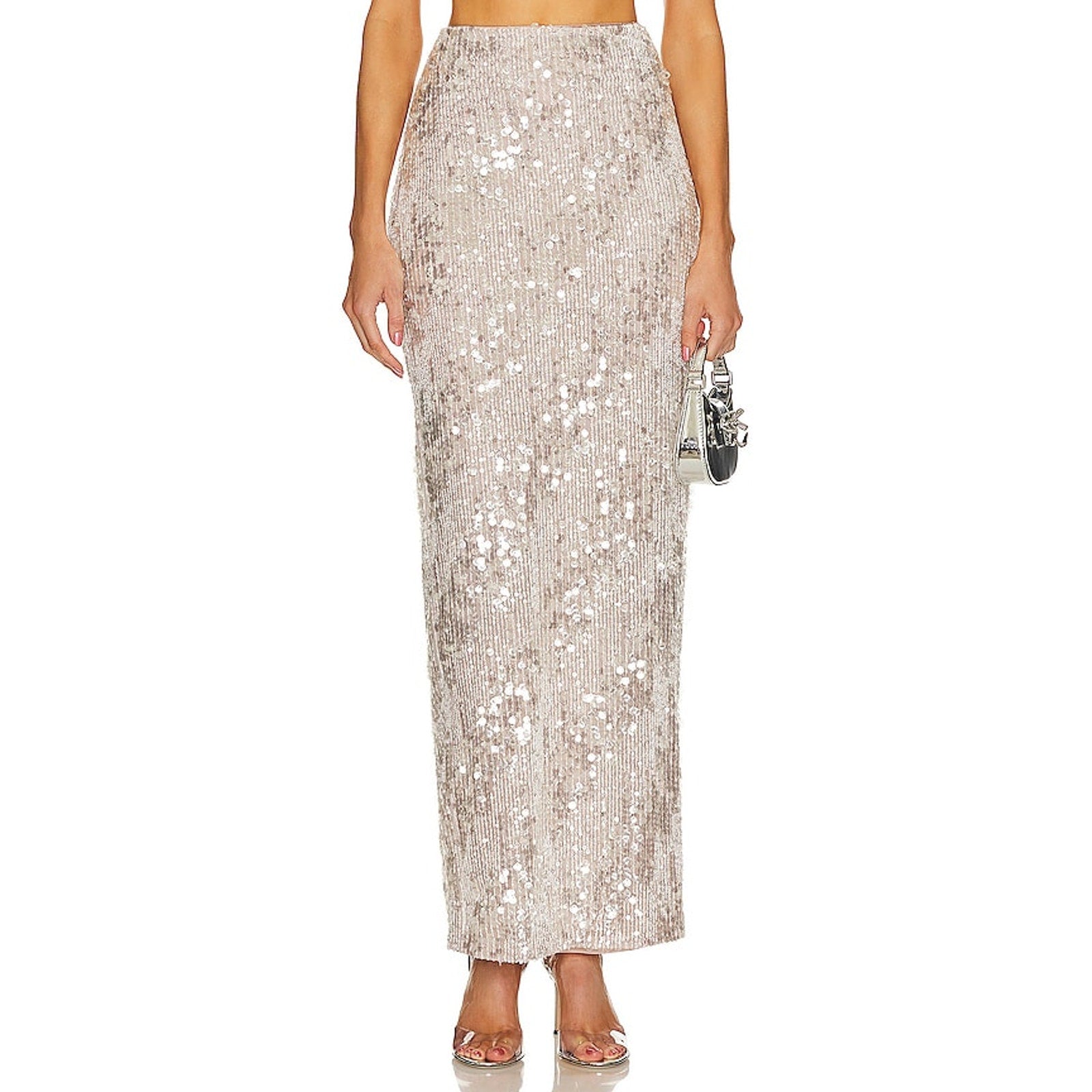 Michael Costello x Revolve 'Marlene' White Skirt Size S