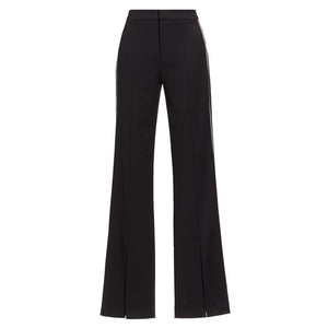 Alice + Olivia Tailored Black Off White Princess Pants Size 0