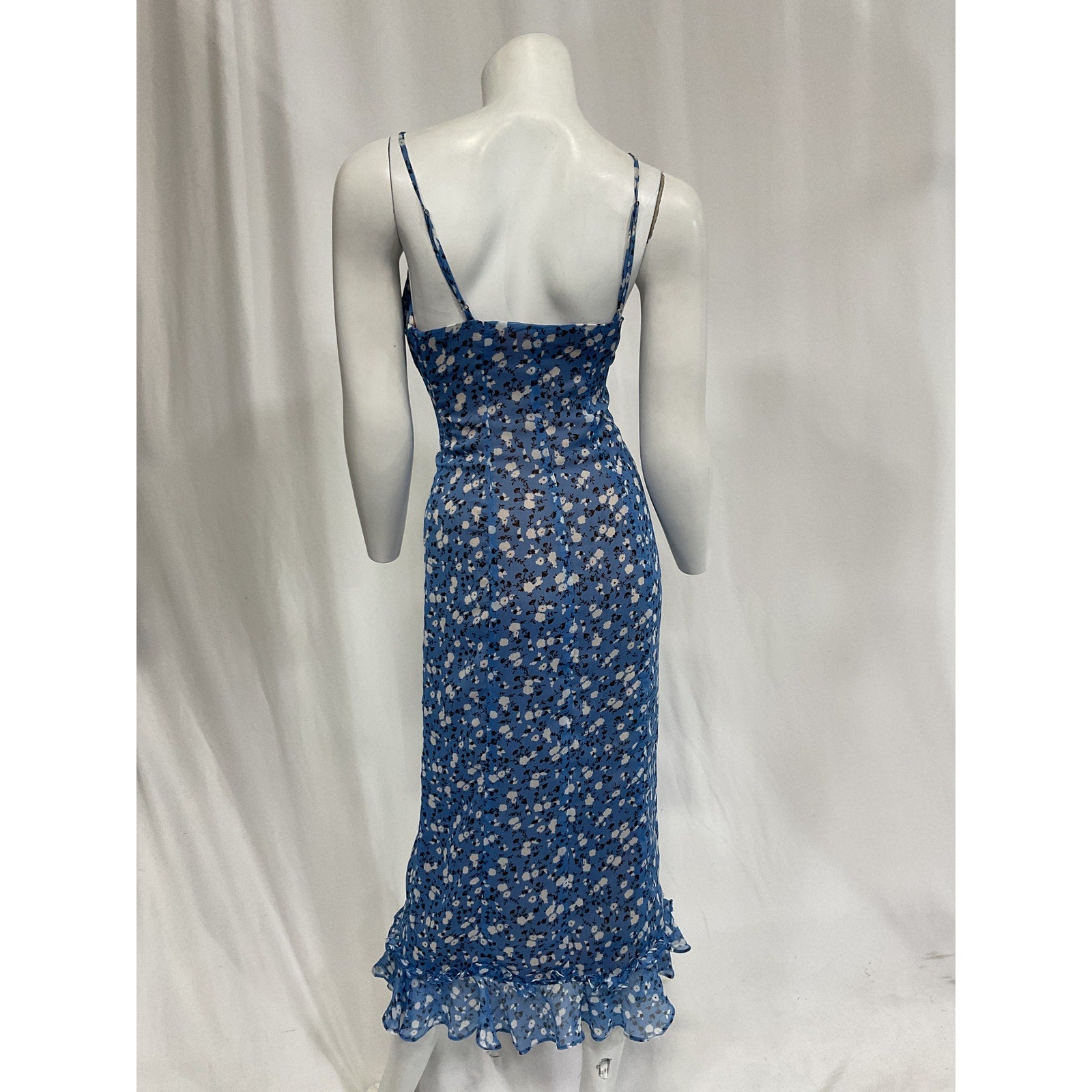 Majorelle 'Quincy' Blue Midi Dress Size XXS