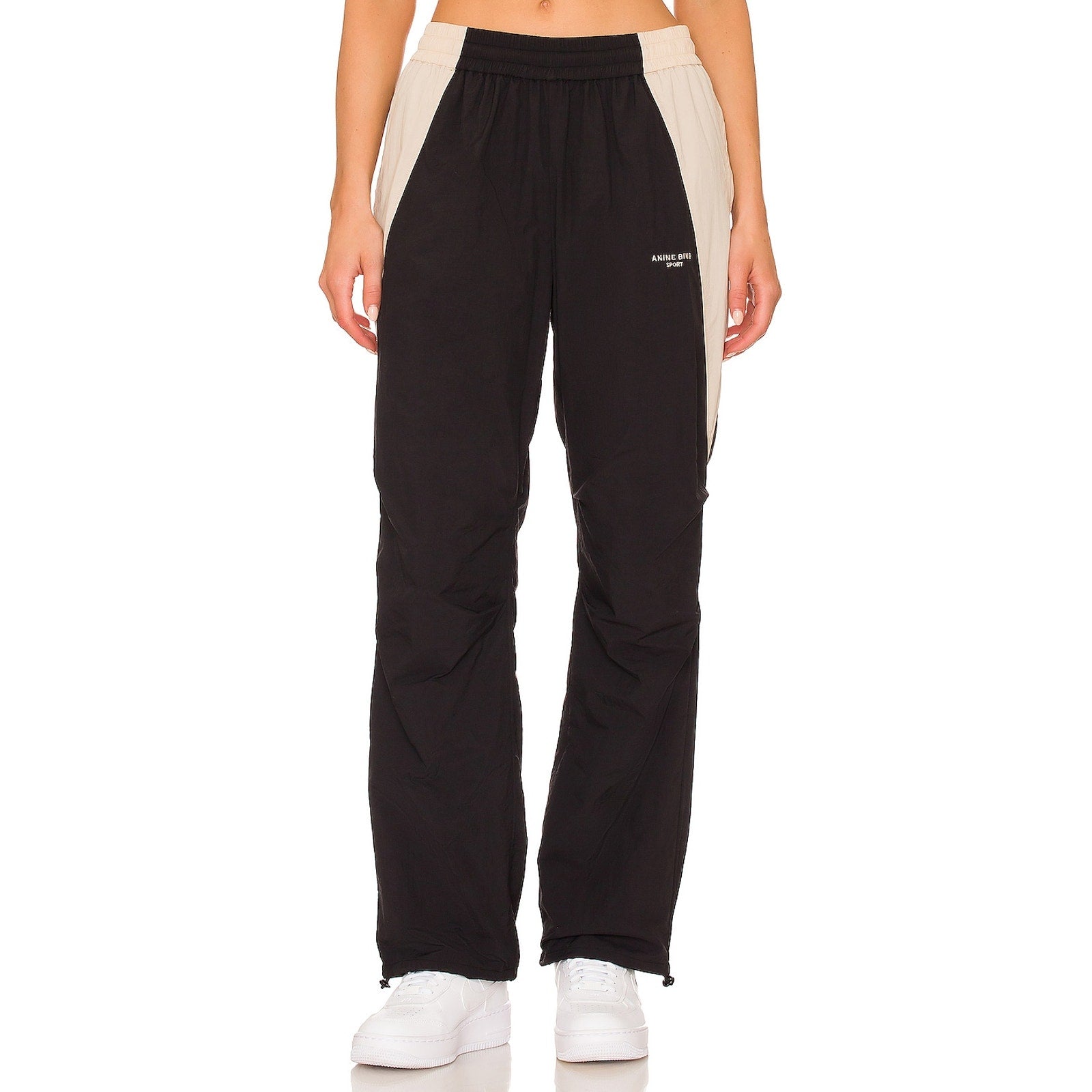 Anine Bing 'Emerson' Black Nylon Jogger Size S