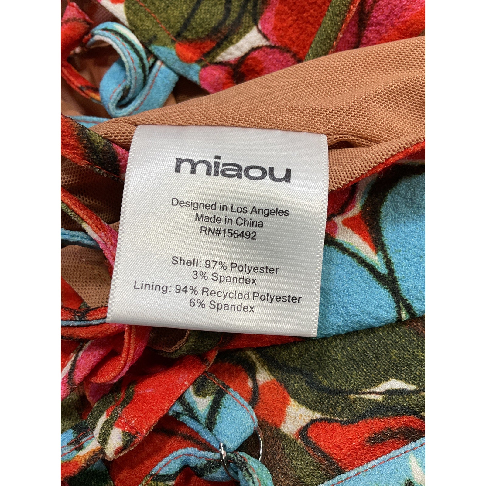 Miaou V Corset Pink Crepe Top Size XS