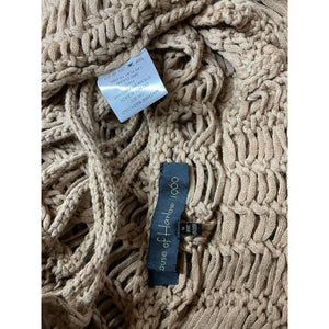 House Of Harlow 1960 Open Knit Tan Ainslie Dress Size M