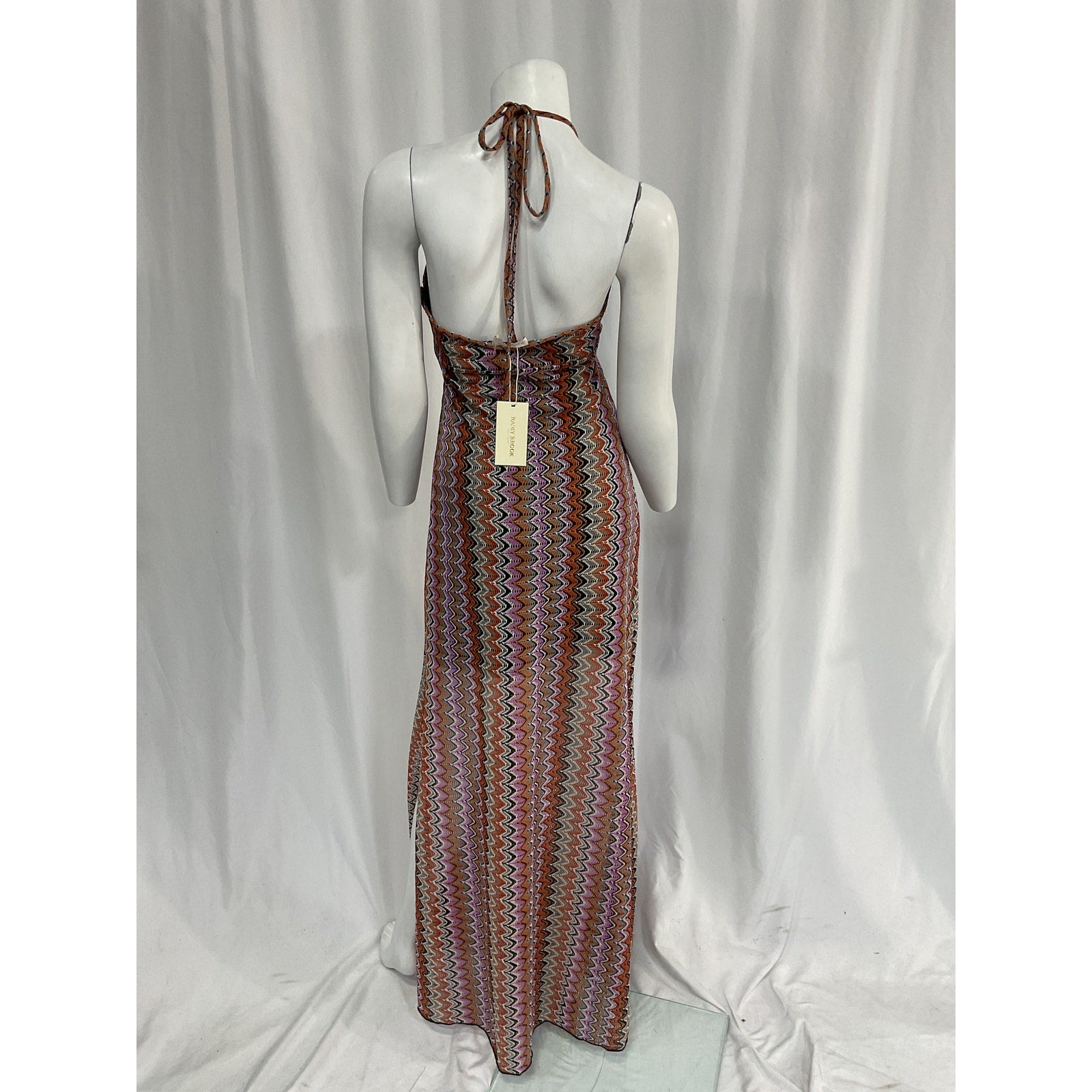 Ramy Brook 'Daphne' Pink Halter Maxi Dress Size 4 - NWT