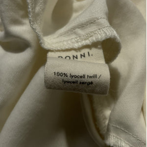 Donni. Relaxed White Pleated Trousers Size L