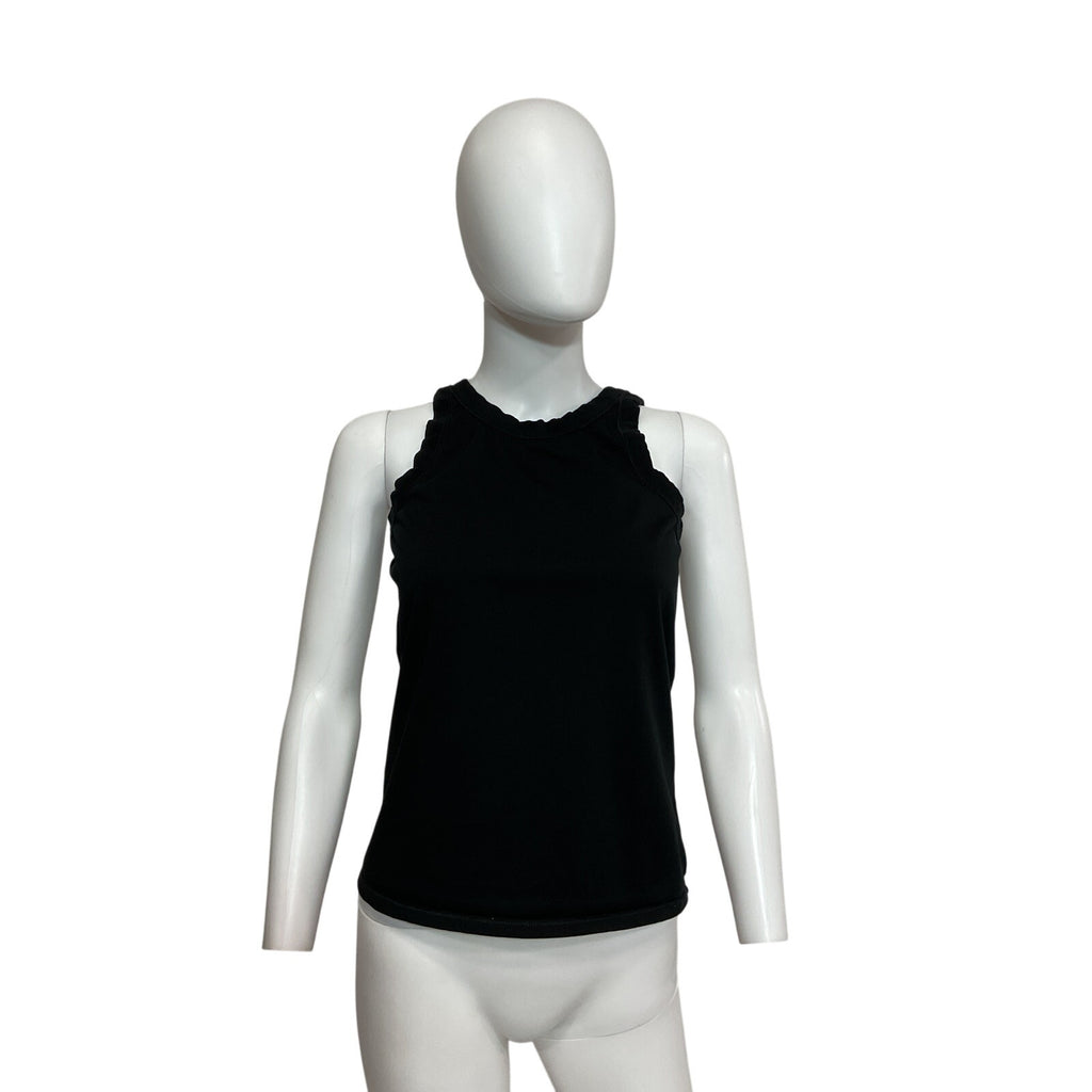 The Row 'Frankie' Black Cotton Tank Top Size XS