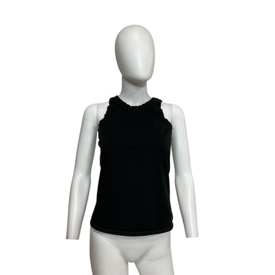 The Row 'Frankie' Black Cotton Tank Top Size XS