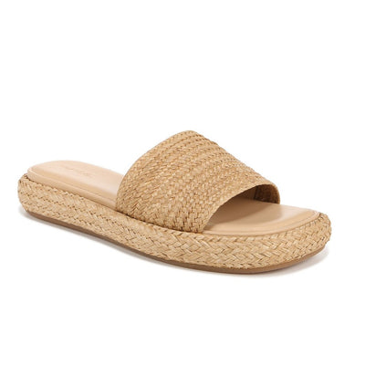 Vince Woven Tan Eva Platform Slide Sandals Size 8.5 M