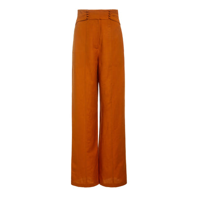Significant Other Chic Orange Orchid Pants Size 4