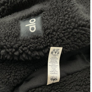 Alo Yoga Cozy Black Foxy Sherpa Jacket Size S