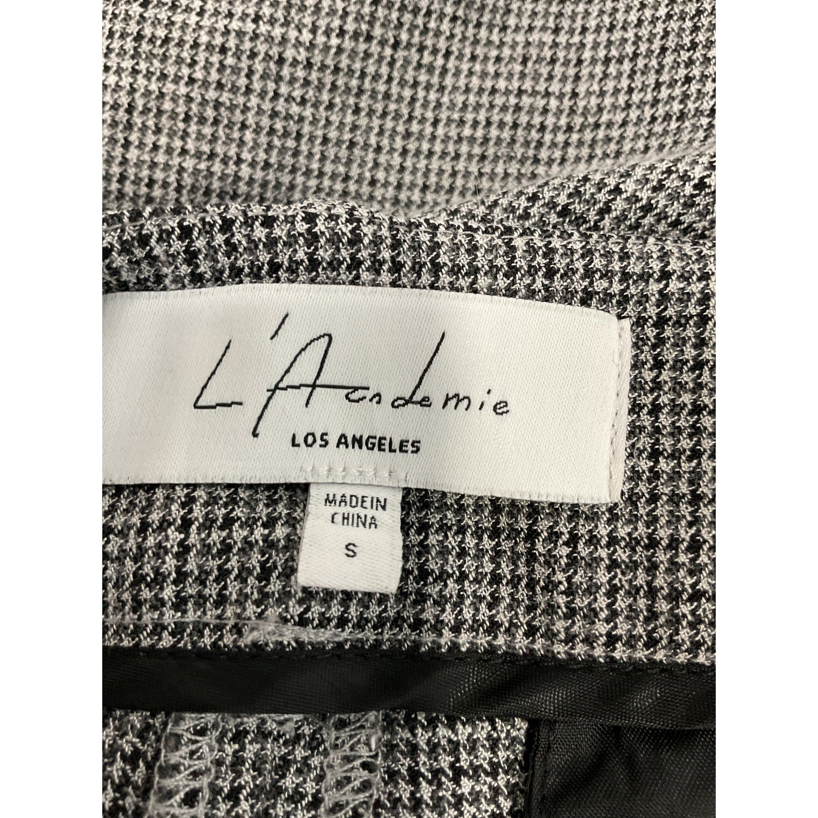L'Academie 'The Slouchy' Grey Trouser Size S