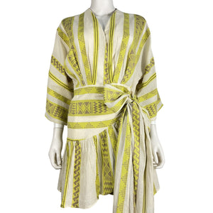 Devotion Twins Belted Multicolor Mini Dress Size S