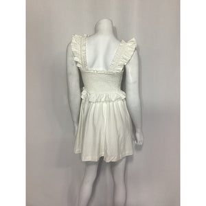 Tularosa 'Hillary' White Linen Mini Dress Size XXS
