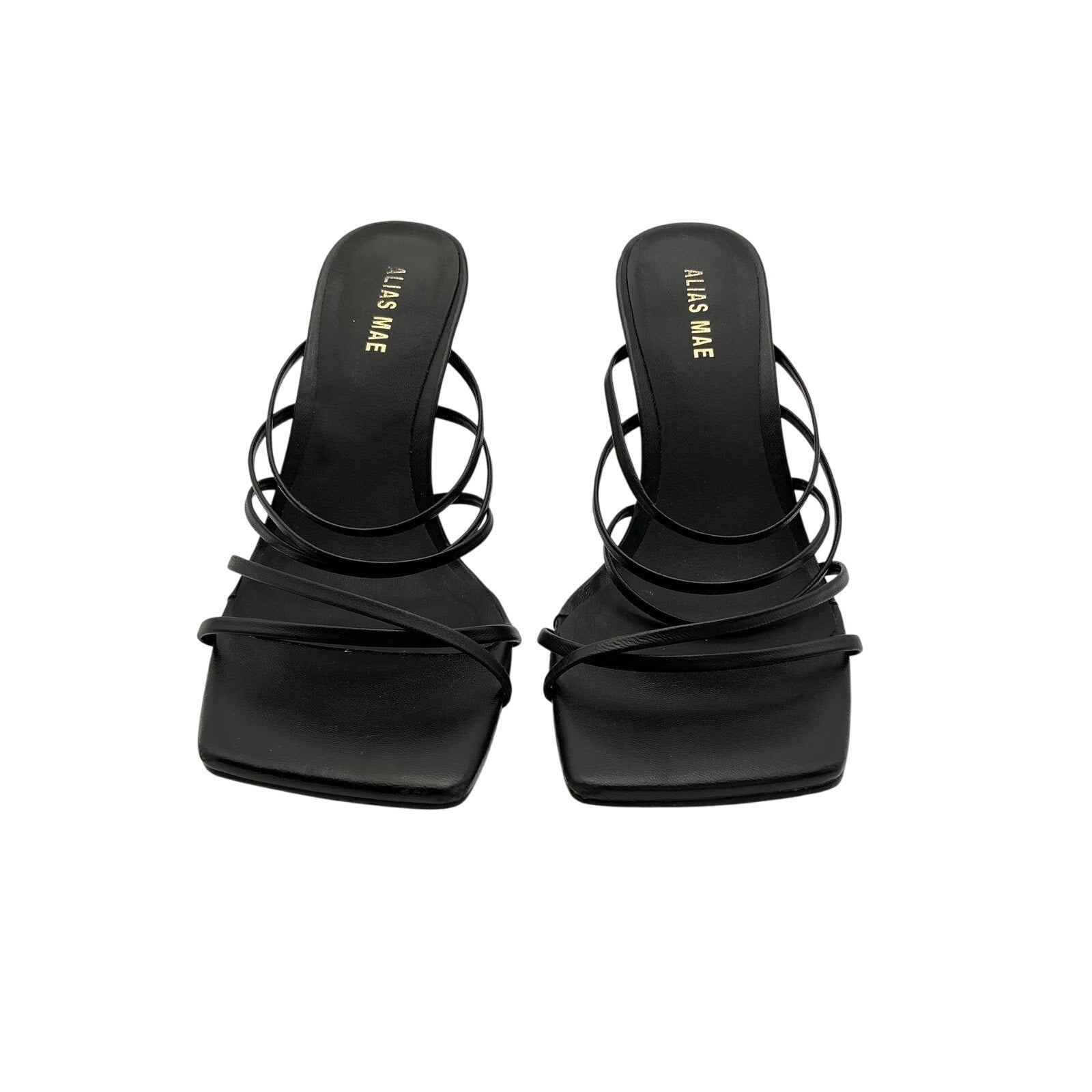 Alias Mae 'Monty' Black Leather Mule Size 7