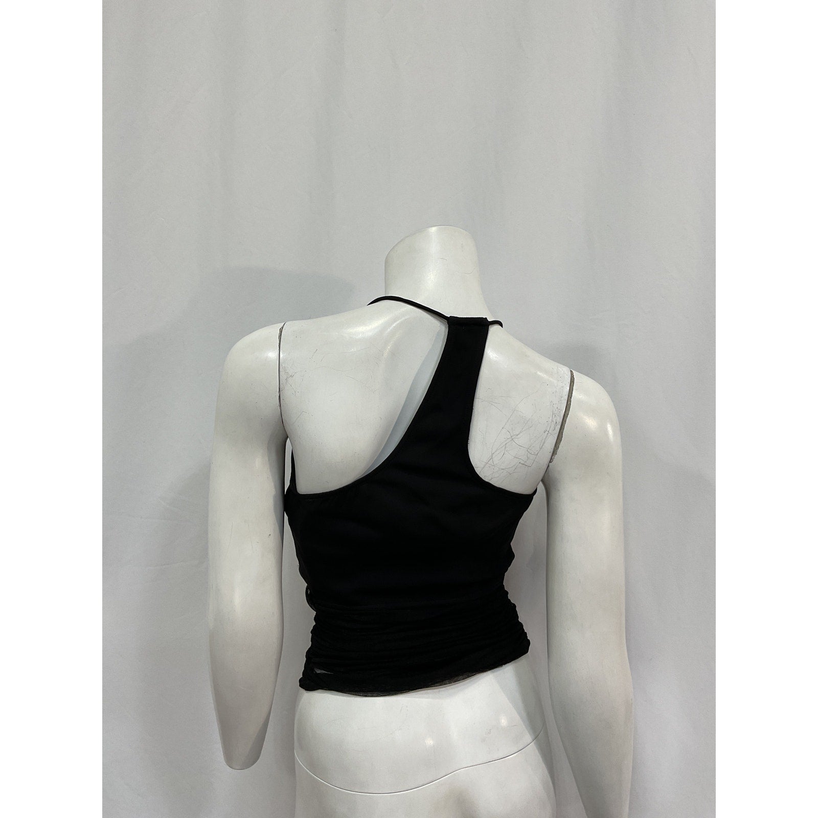 Christopher Esber 'Semblance' Black Silk Tulle Cami Top Size 6