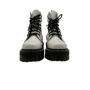 Dr. Martens 'Jadon' White Leather Boot Size Womens 6