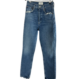 Agolde Classic Blue Riley Denim Jeans Size 23