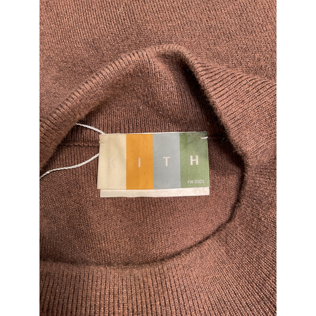 Kith L/S Brown Viscose Mockneck Size L