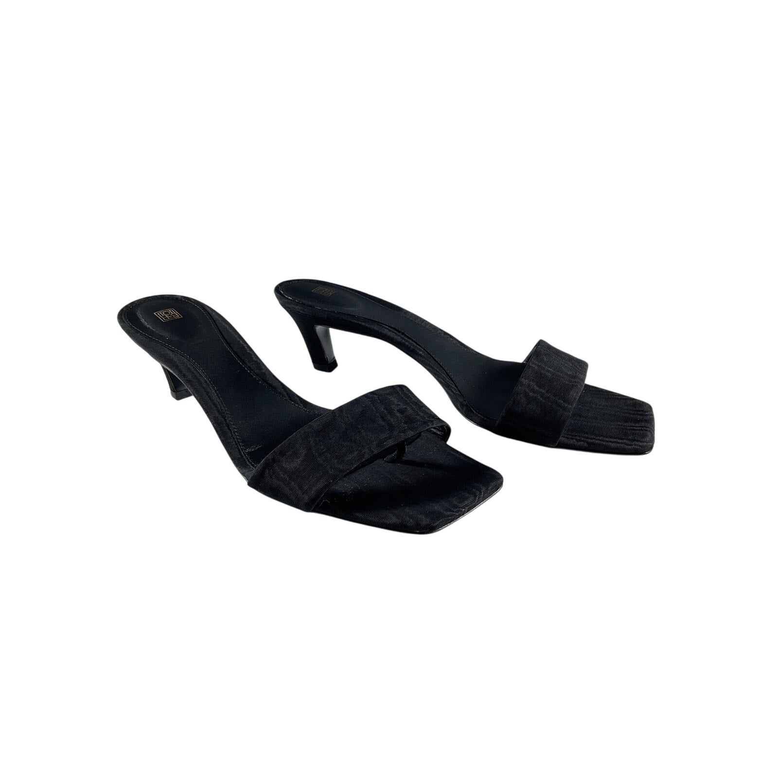 Toteme 'Moire' Black Mules Size 8