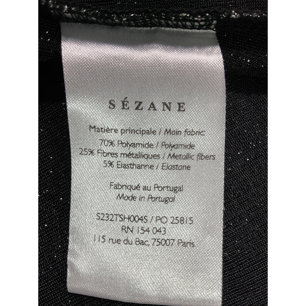 S�zane 'Nemy Jumper' Silver Grey Long Sleeve Mockneck Sweater Size S