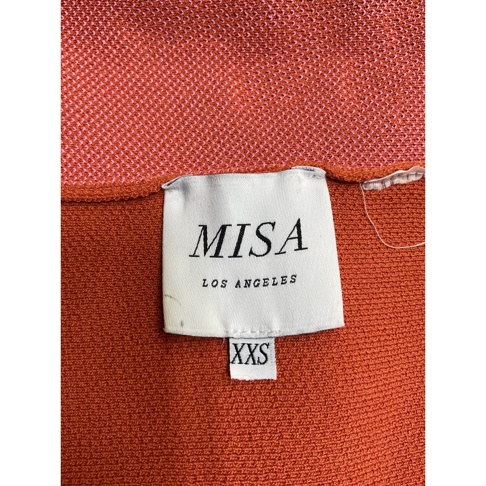 Misa Los Angeles 'Hali' Orange Viscose Top Size XXS