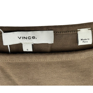 Vince Cropped Green Swing Tank Top Size S