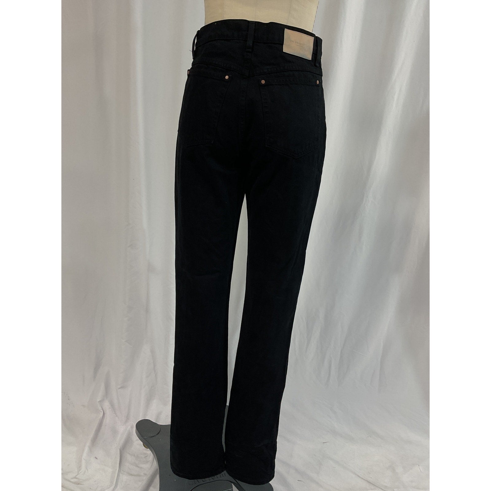 Reformation 'Banyan' Black High Rise Straight Denim Jeans Size 28