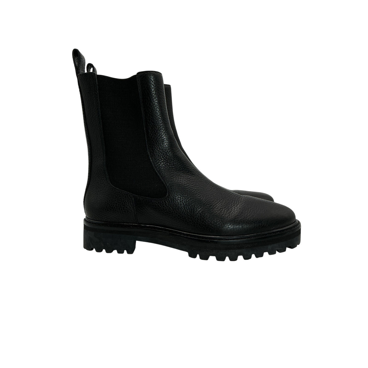 Reformation Chunky Black Katerina Chelsea Boot Size 9