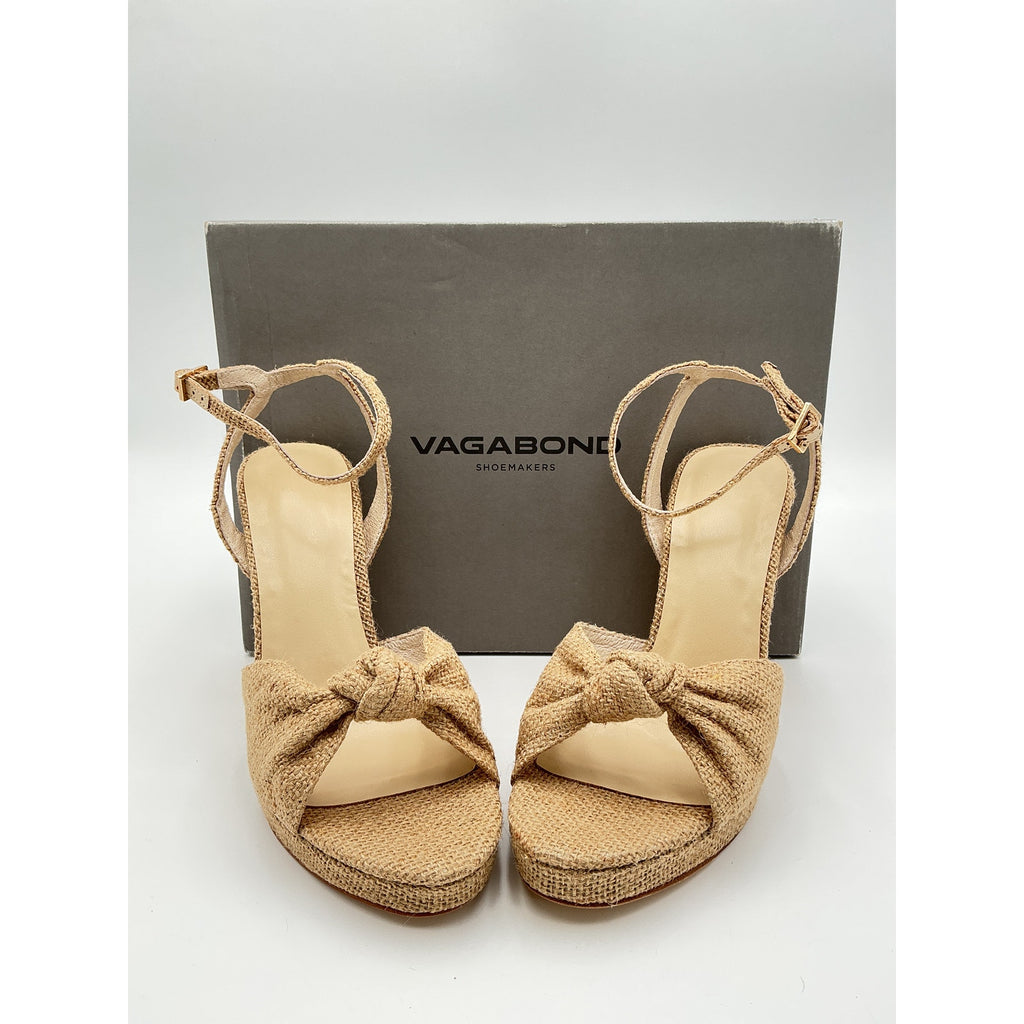 Lpa 'Alessia' Tan Leather Platform Heel Size 9