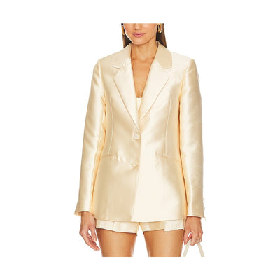Allsaints Sleek Gold London Shimmer Blazer Size 6