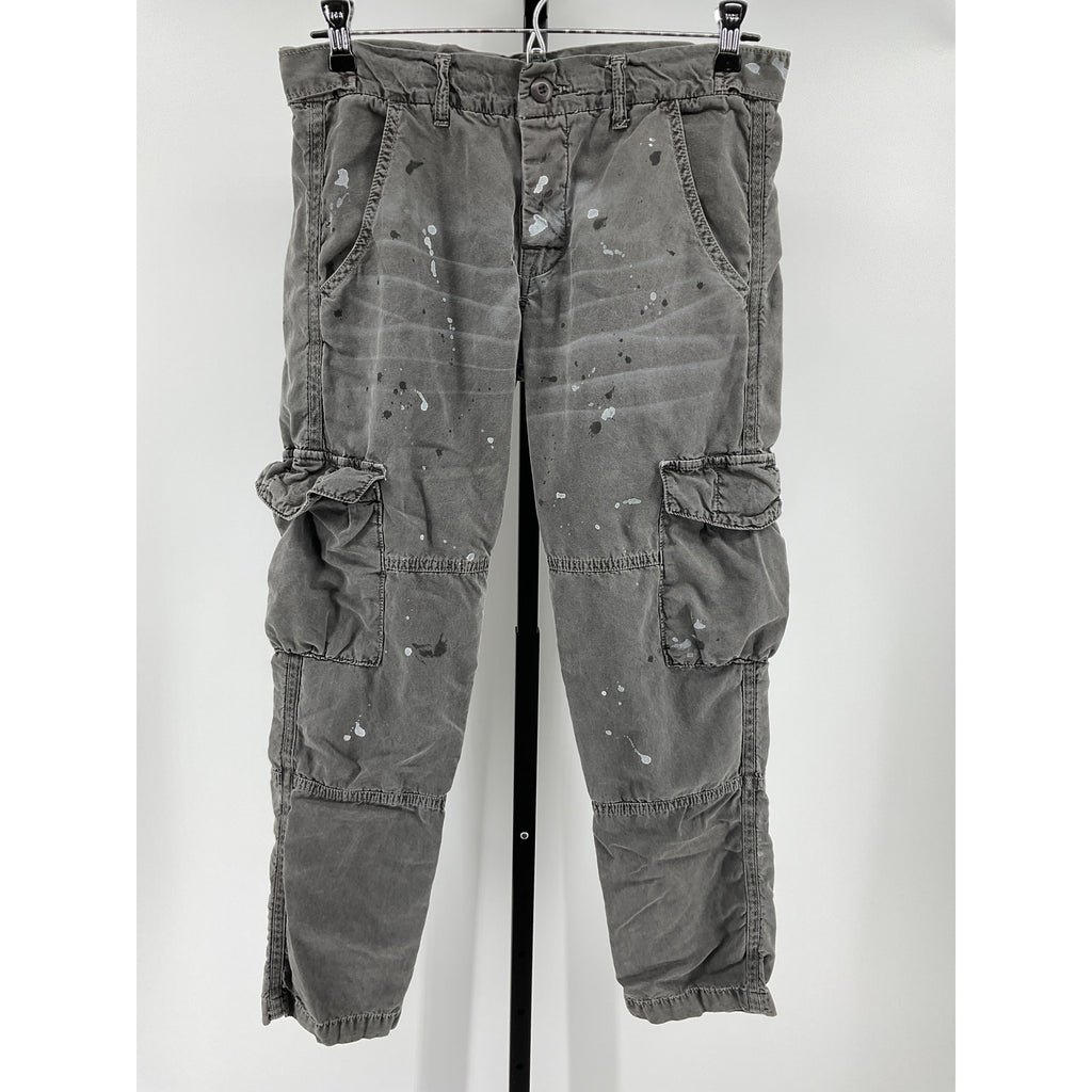 Nsf 'Basquiat' Black Cotton Cargo Pant Size 26