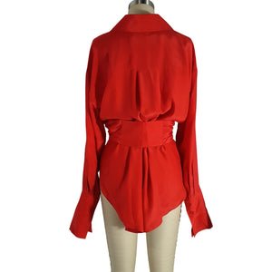 Gauge81 Silk Red Sabinas Size 4 US / EU 36 Shirt
