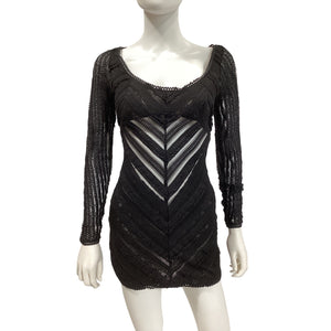 Retrofête Lace Black Hadsy Mini Dress Size XS