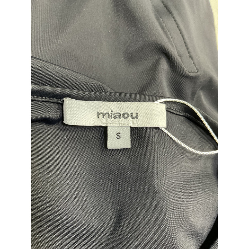 Miaou 'Romy' Black Nylon Tee Size S