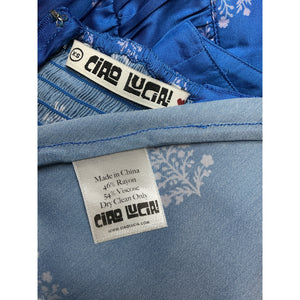 Ciao Lucia 'Nera' Blue Rayon Dress Size XS