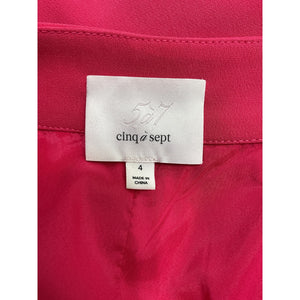 Cinq à Sept x Revolve Pink Triacetate Crepe Elaine Short Size 4