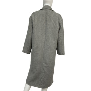 Line & Dot Classic Gray Paola Coat Size L