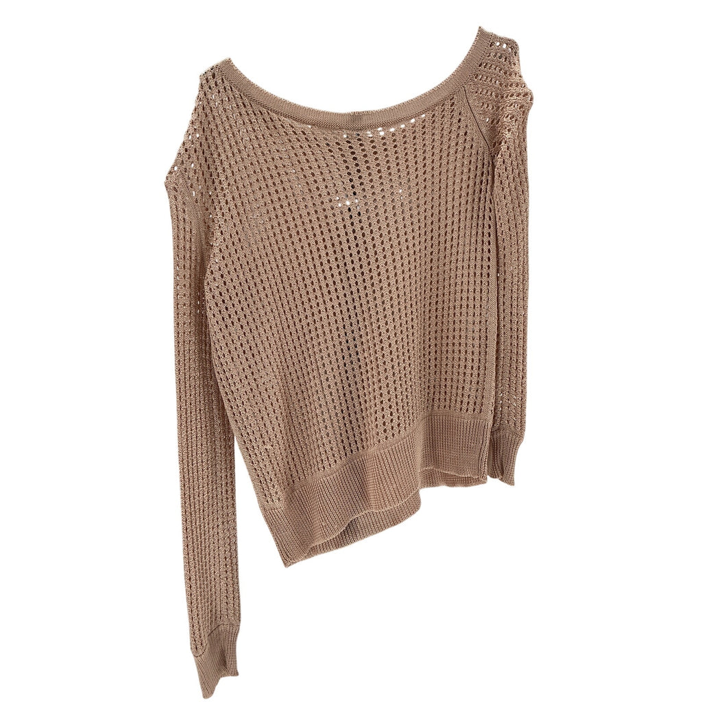 LPA 'Leo' Blush Cotton Oversized Sweater Size S