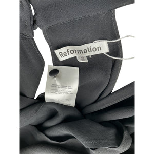 Reformation Chic Black Aylani Dress Size 10