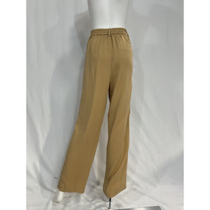 Donni. 'Twill' Tan Pleated Pants Size S