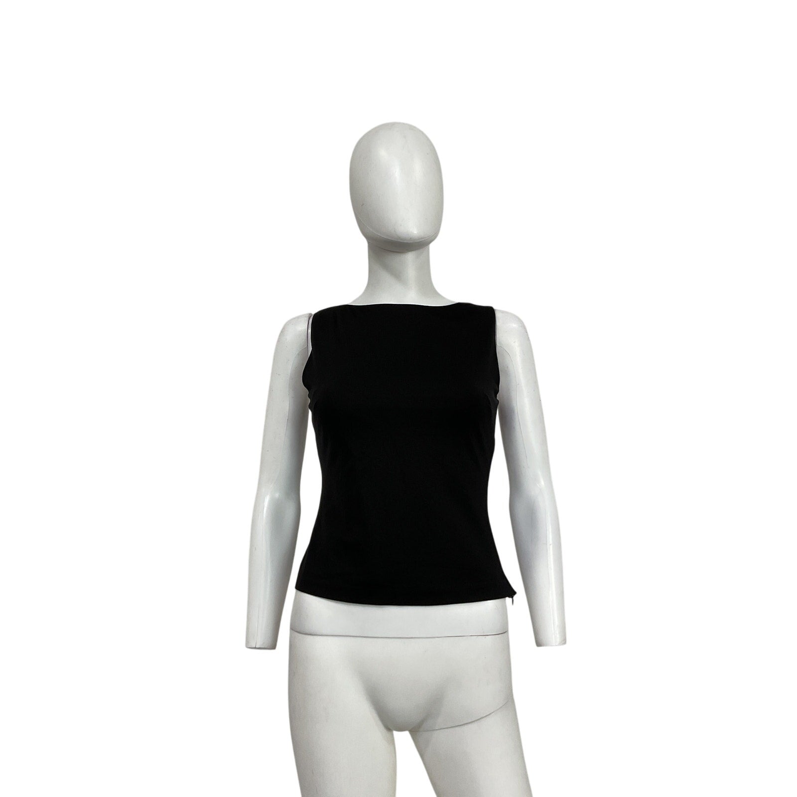 L'Academie 'Marianna' Black Rayon Cyra Top Size S