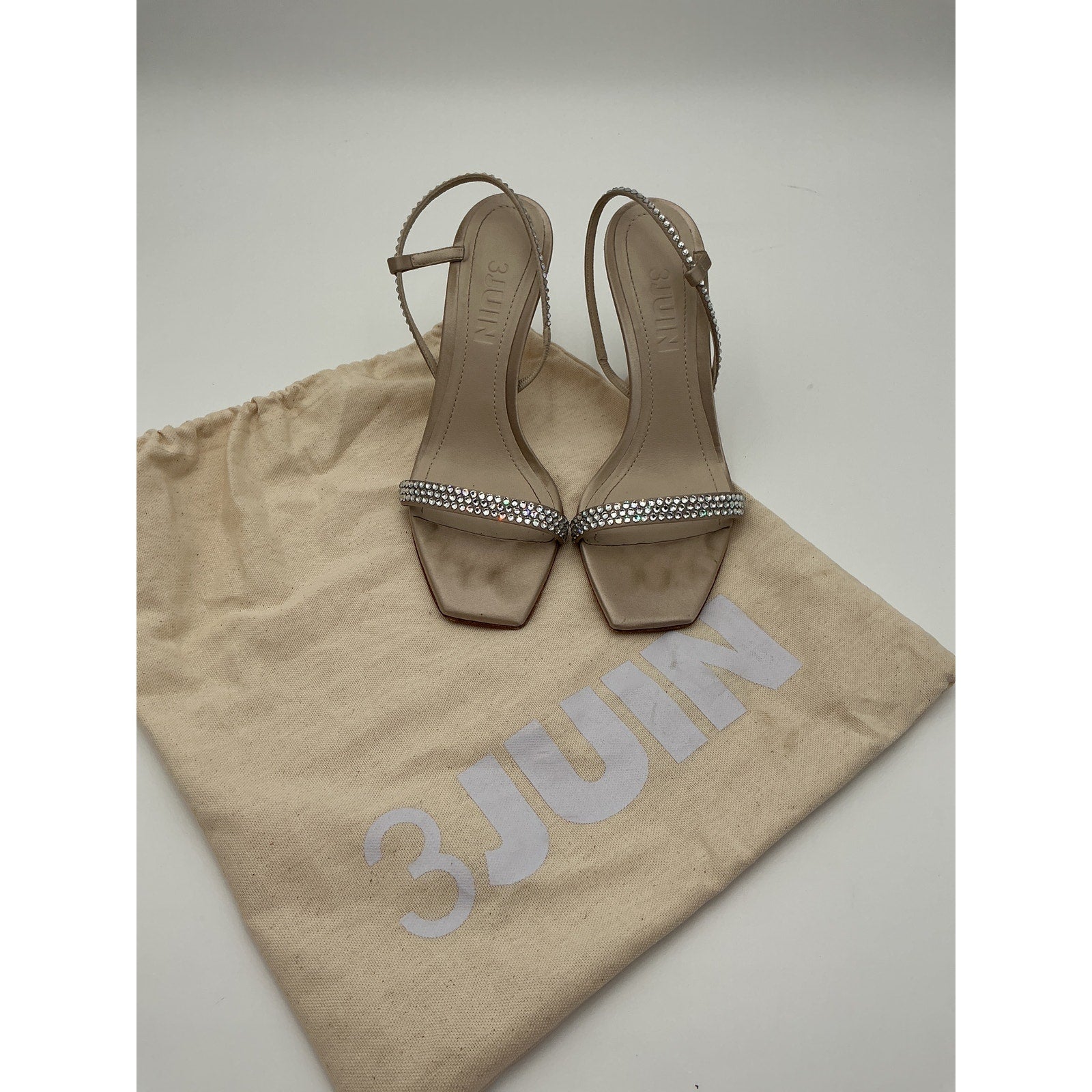 3Juin 'Eloise' Tan Leather Heel Size 8
